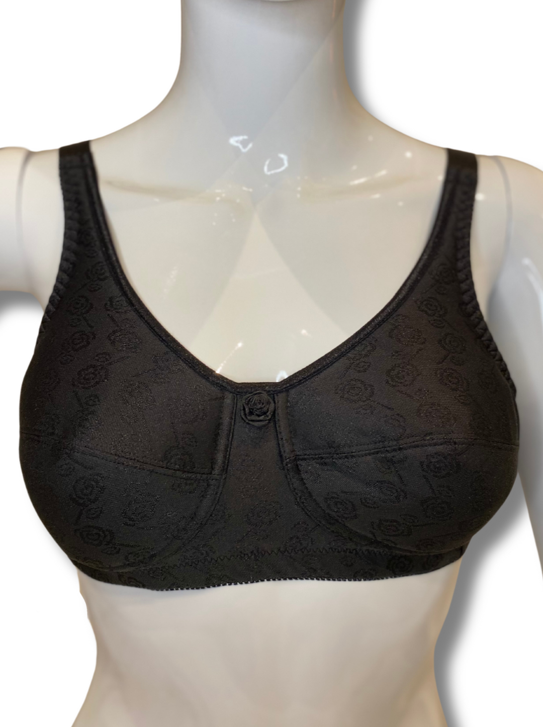 ABC Rose Contour Mastectomy Bra - Black - Erilan