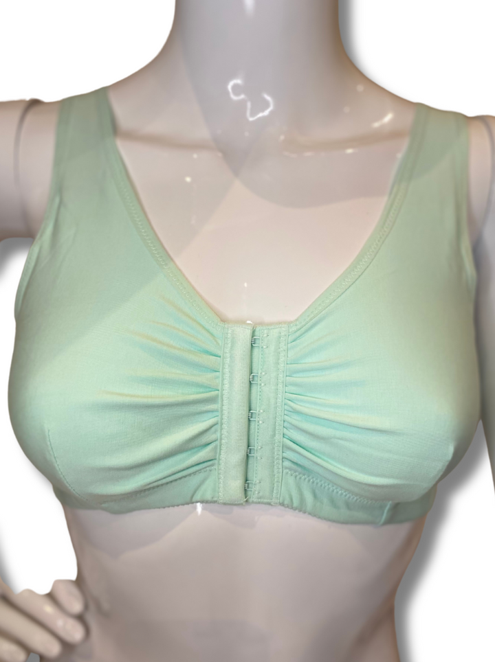 ABC Leisure Front Fastening Mastectomy Bra - Mint - Erilan