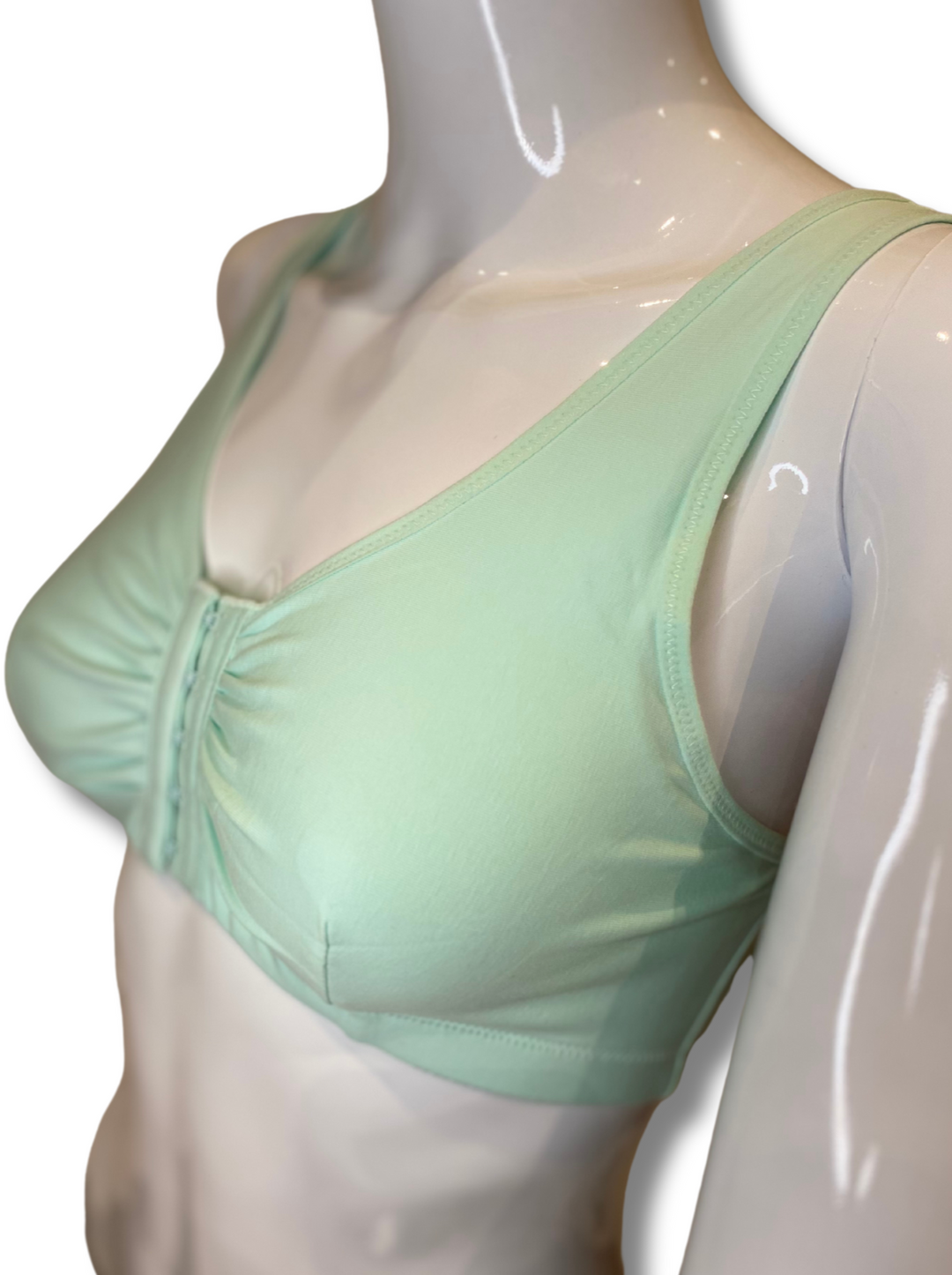 ABC Leisure Front Fastening Mastectomy Bra - Mint - Erilan