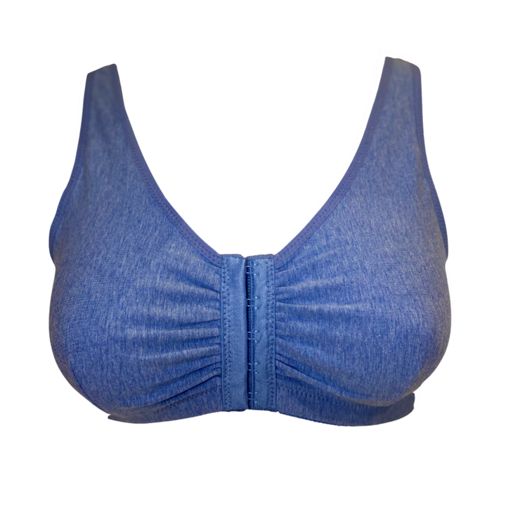 ABC Leisure Front Fastening Mastectomy Bra - Denim