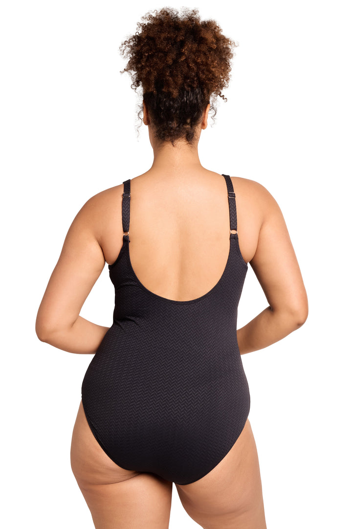 Genevieve One Piece Mastectomy Swimsuit - Black