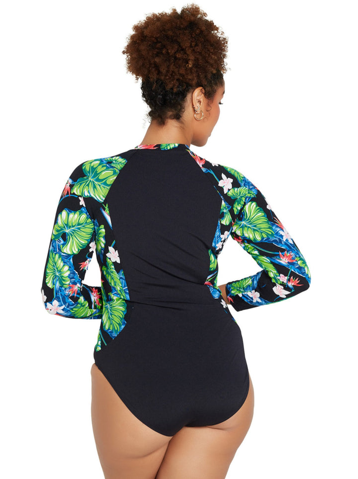 Genevieve Long Sleeve Mastectomy Scuba Suit - Paradise - Erilan