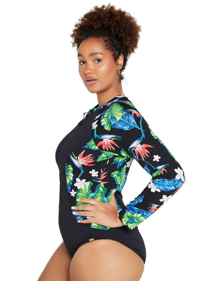 Genevieve Long Sleeve Mastectomy Scuba Suit - Paradise - Erilan