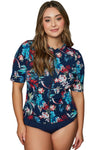 Genevieve Short Sleeve Mastectomy Rash Top - Botanica