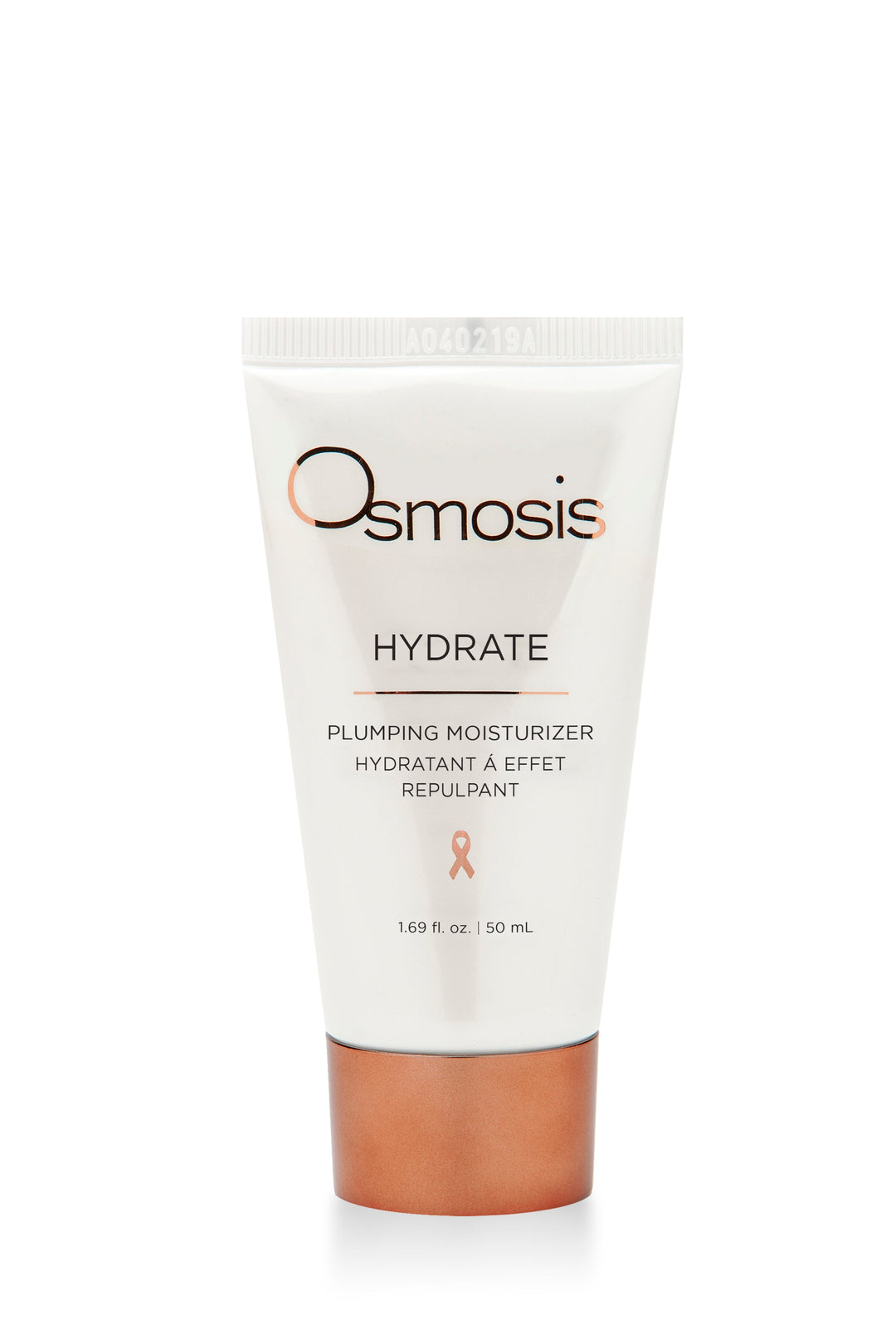 Osmosis Hydrate plumping moisturizer tube on a white background