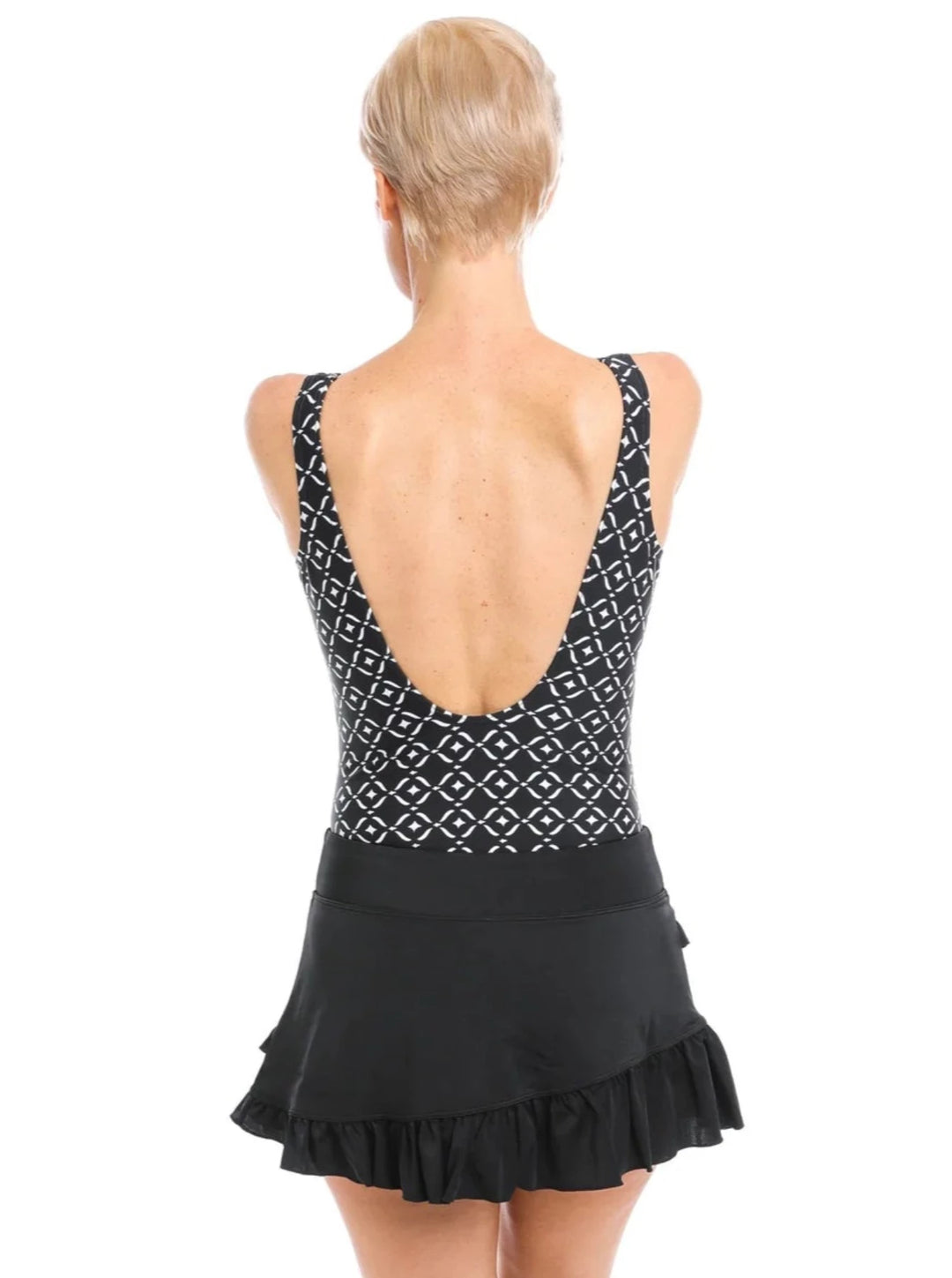 TOGS Swim Skort - Black - Erilan