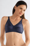 Amoena Nancy Wire Free Mastectomy Bra - Dark Blue