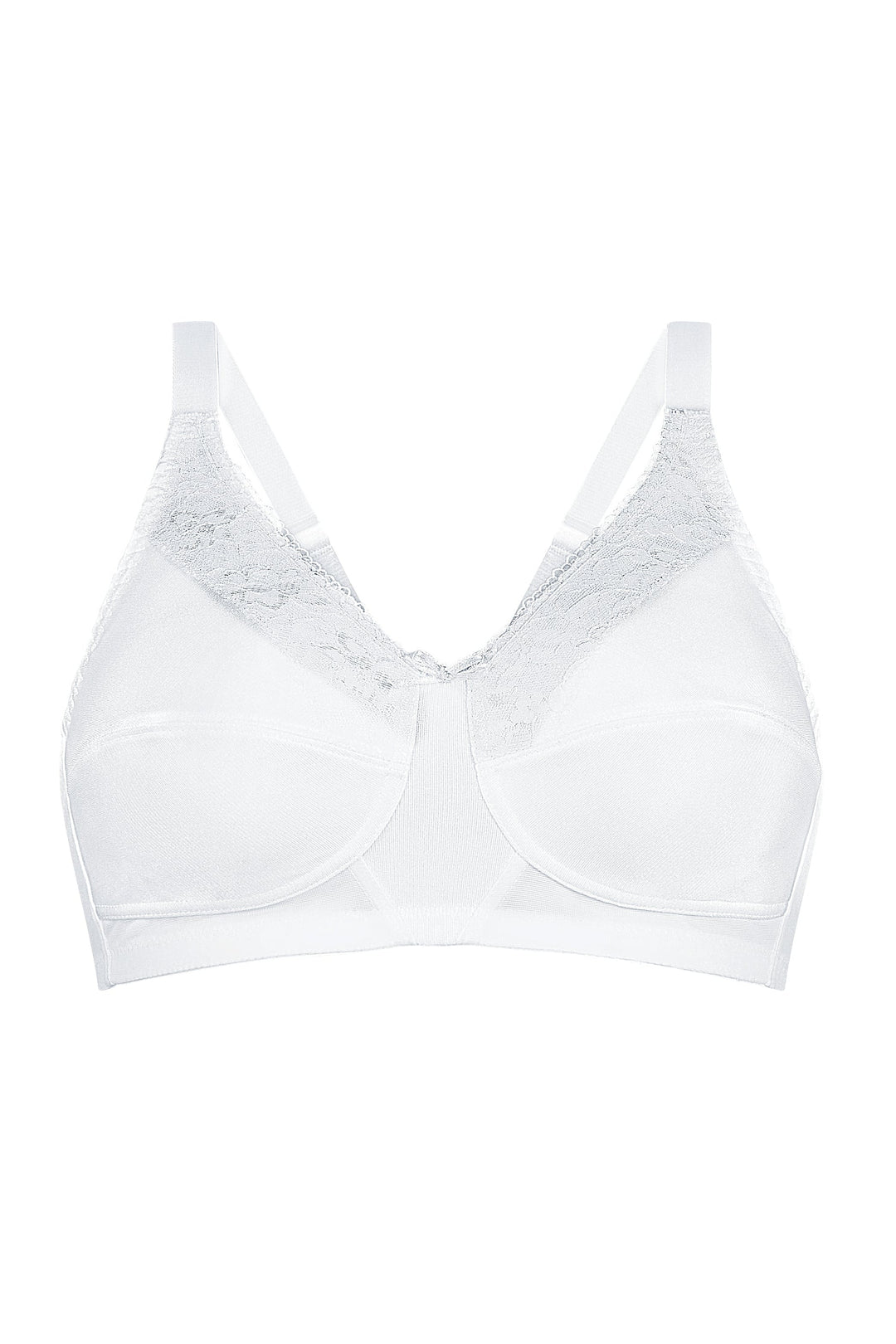 White bra on a white background
