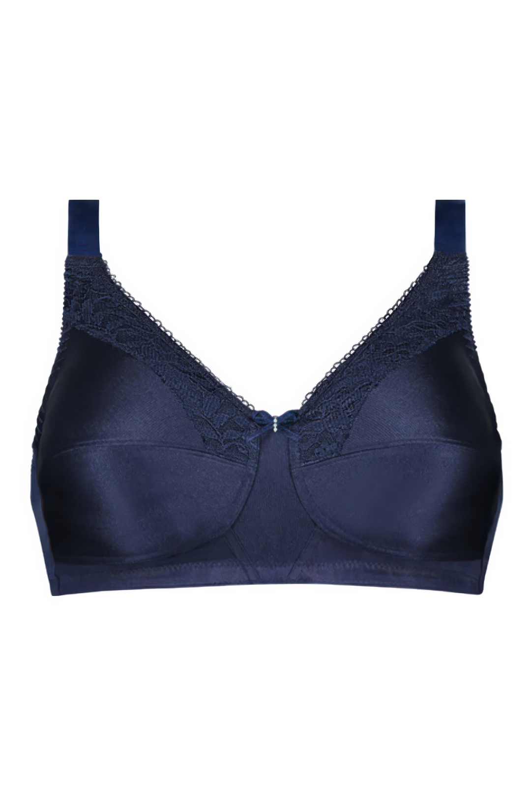 Amoena Nancy Wire Free Mastectomy Bra - Dark Blue - Erilan