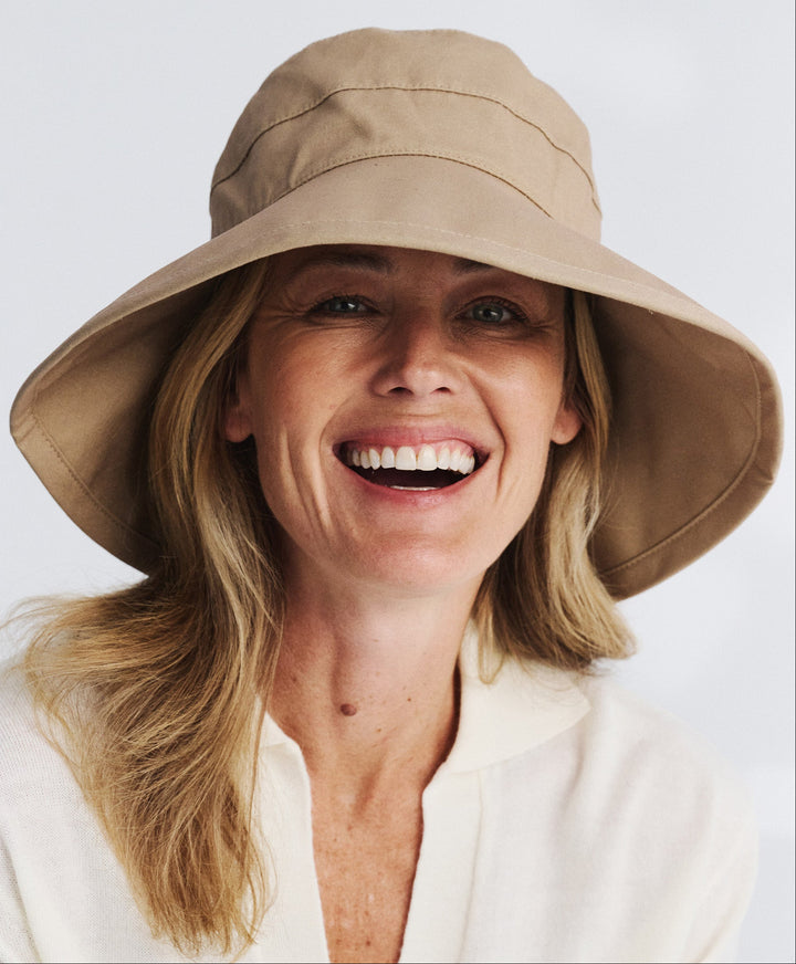 Cancer Council Essential Traveller Sunhat - Latte