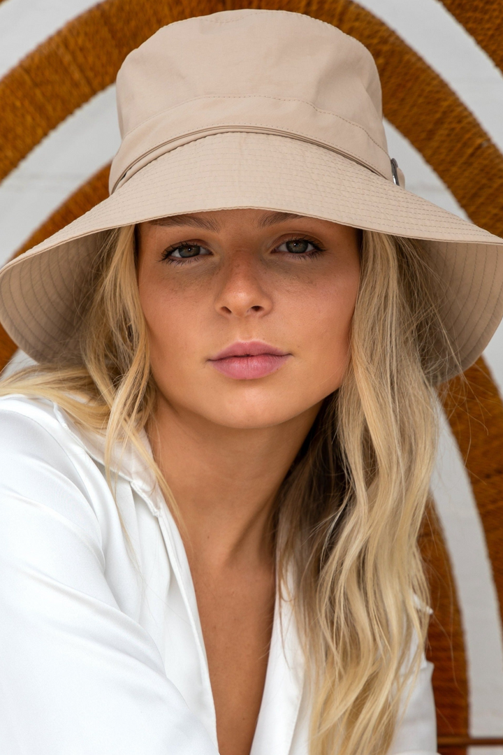 Rigon Rosanna Bucket Hat - Beige - Erilan