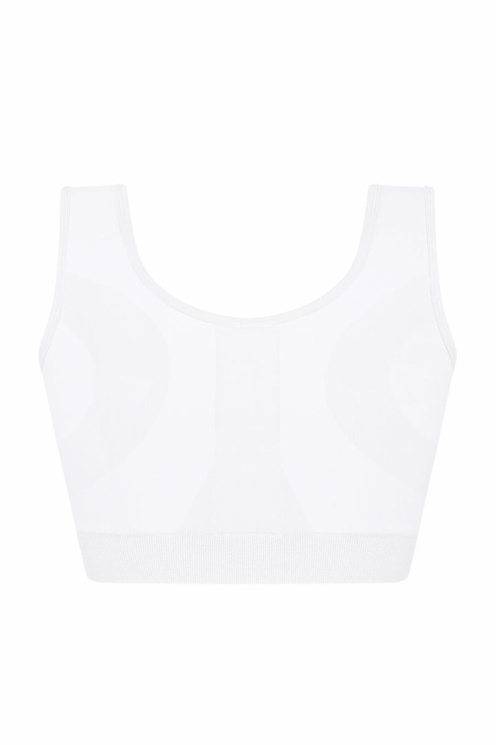 Amoena Sina Seamless Surgical Bra - White - Erilan