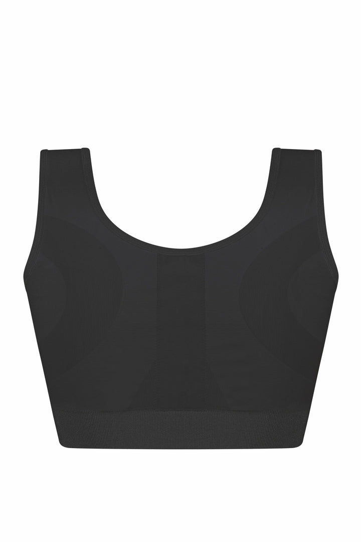 Amoena Sina Seamless Surgical Bra - Black - Erilan