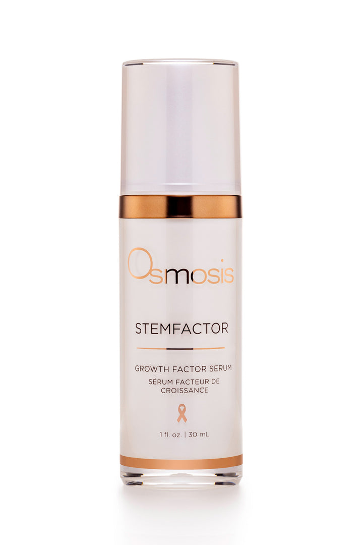 Osmosis Skincare Stemfactor serum bottle on a white background