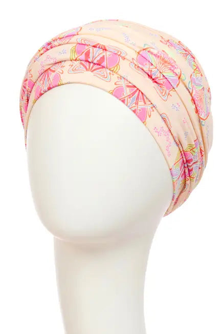 Christine Karma Hair Loss Turban - Crocus Kaleidos