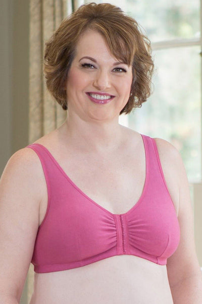 ABC Leisure Front Fastening Mastectomy Bra - Berry - Erilan
