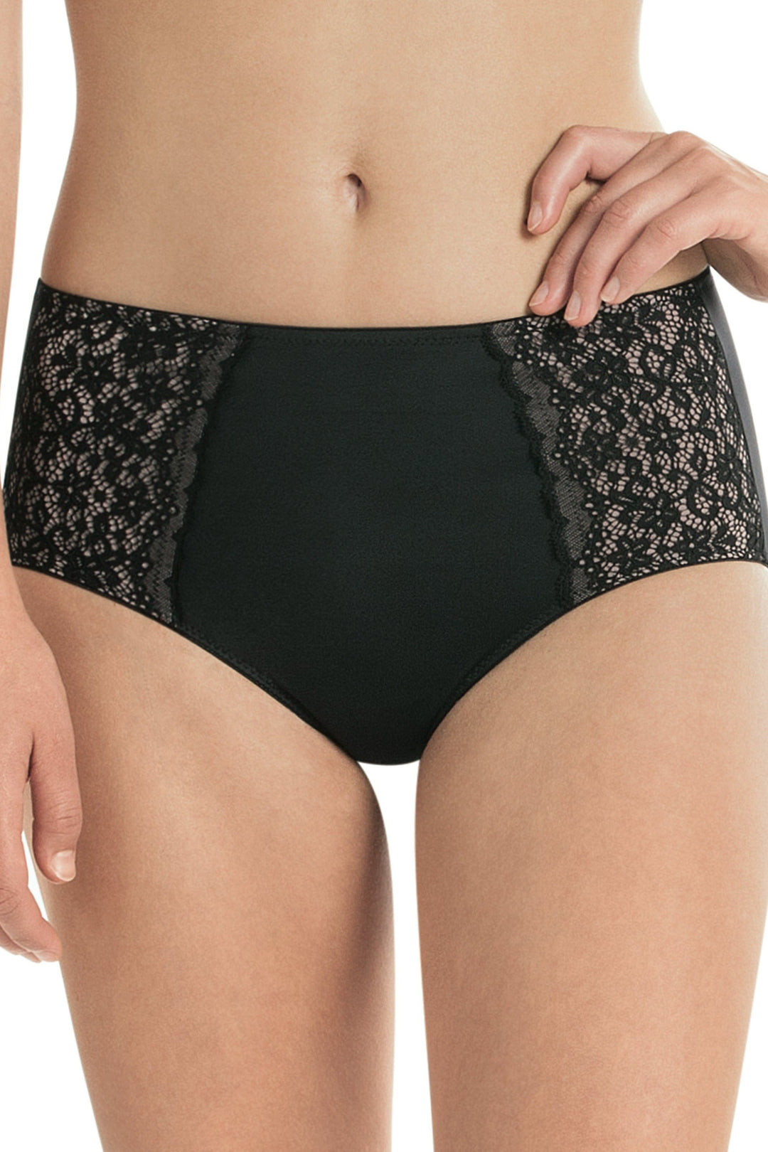 Anita Havanna High Waist Brief - Black - Erilan