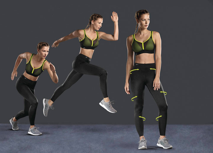 Anita Sports Tights Massage - Long Length Black - Erilan