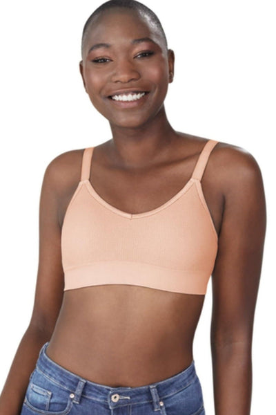 Amoena Eliza Wire Free Mastectomy Bra - Rose Nude - Erilan