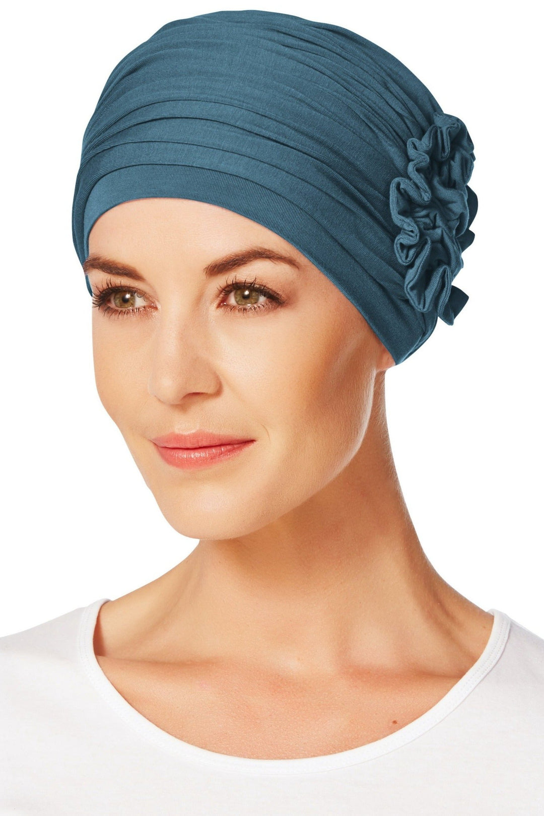 Christine Lotus Turban - Ocean Blue - Erilan