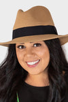 Cancer Council Cafe Fedora Unisex - Camel