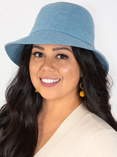 Cancer Council Ladies Golf Hat: Denim Blue - Erilan