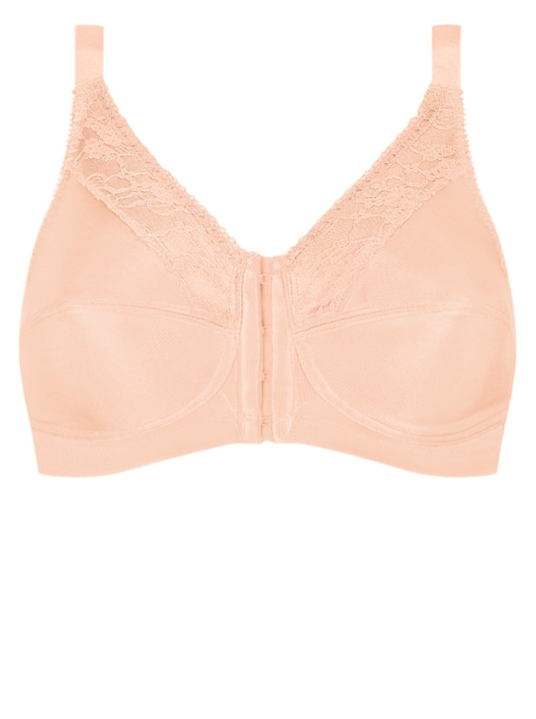 Amoena Nancy Front Fastening Mastectomy Bra - Rose Nude - Erilan