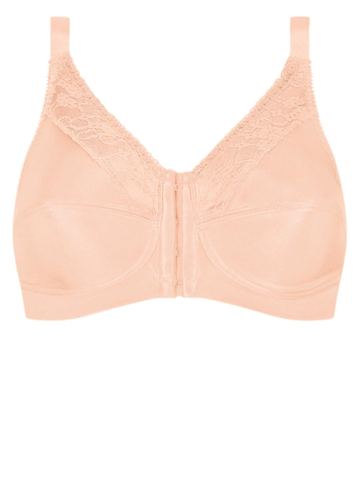 Amoena Nancy Front Fastening Mastectomy Bra - Rose Nude - Erilan
