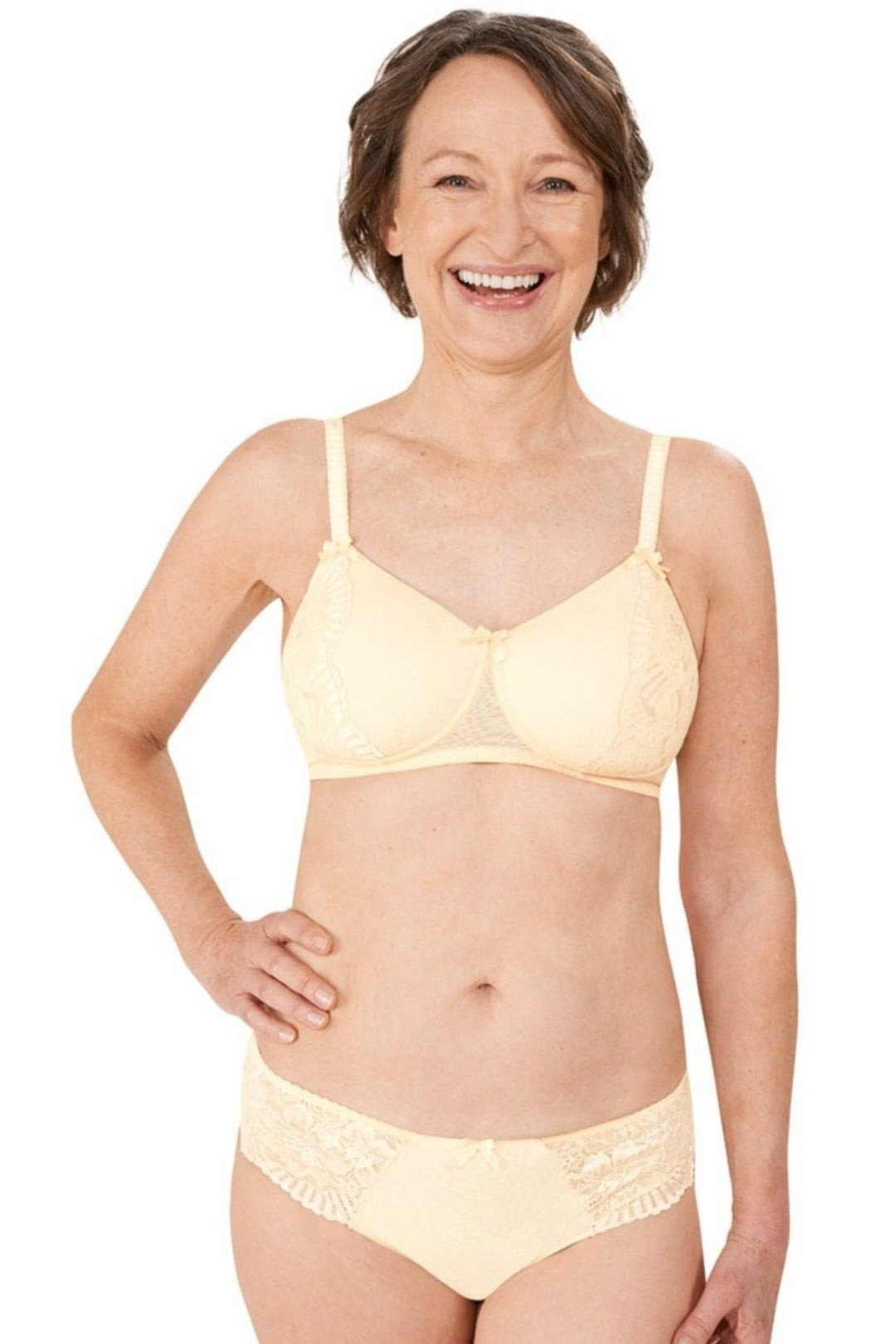 Amoena Mariella Padded Soft Mastectomy Bra and brief set- Erilan