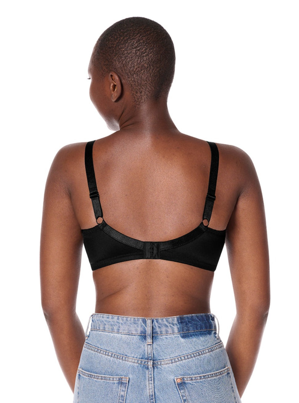Amoena Nancy Wire-free Mastectomy Bra - Black - Erilan