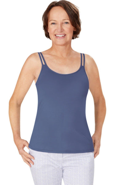 Amoena Valletta Mastectomy Top - Blue - Erilan