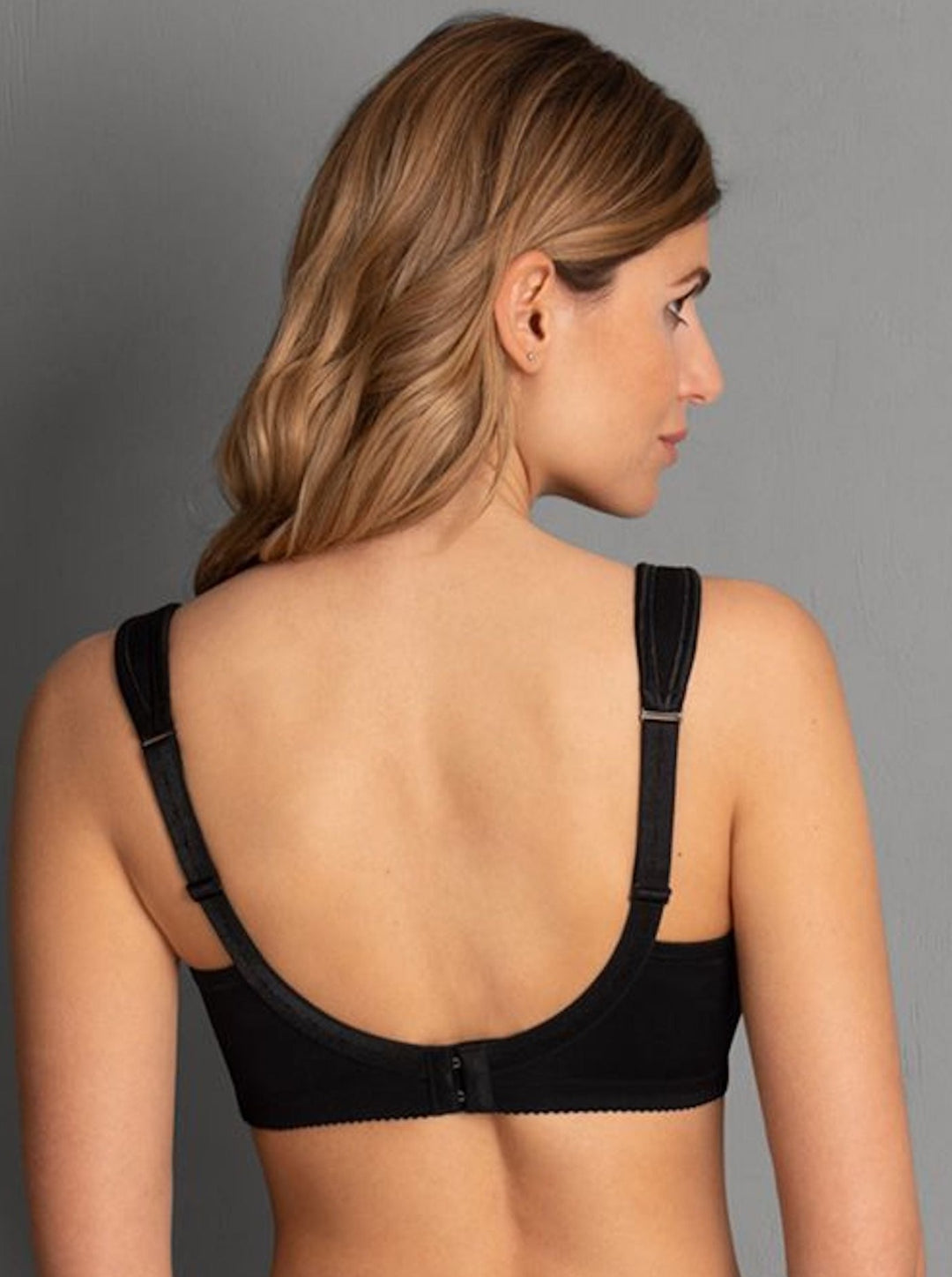 Anita Safina Wire Free Mastectomy Bra - Black - Erilan