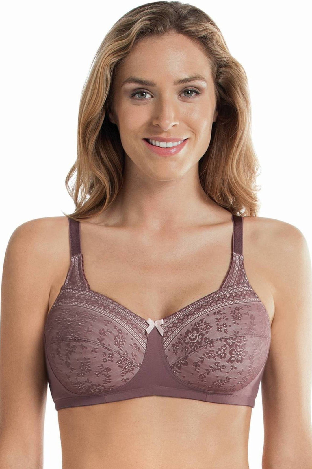 Anita Fleur Wire Free Mastectomy Bra: Berry - Erilan