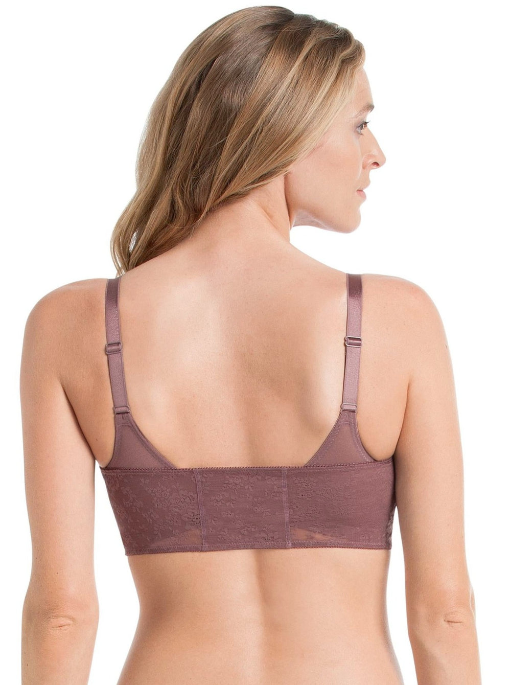 Anita Fleur Lace Bandeau Top: Berry - Erilan