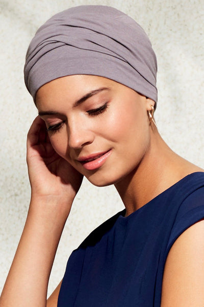 Christine Viva Zoya Turban - Light Grey - Erilan