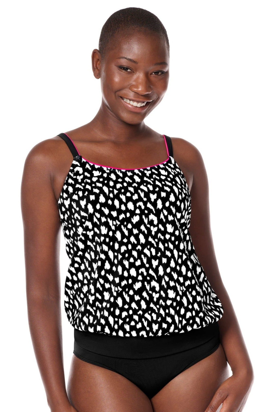 Amoena Manila Blouson Mastectomy Swim Top - Erilan