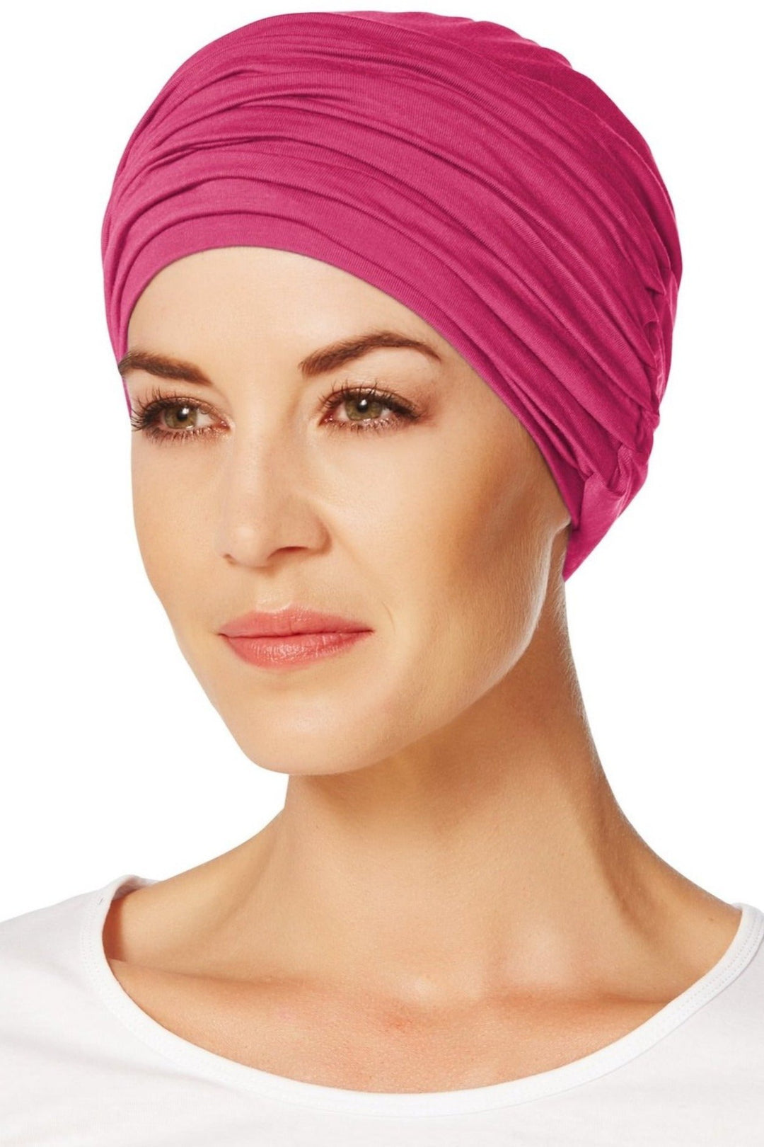 Christine Kiara Turban with headband - Cerise - Erilan