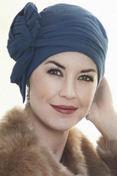 Christine Joli Scarf - Petrol Blue - Erilan