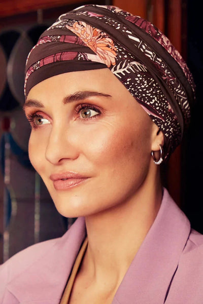Christine Shanti Turban - Garden Pinks - Erilan