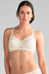 Amoena Aurelie Underwire Mastectomy Bra - Off White