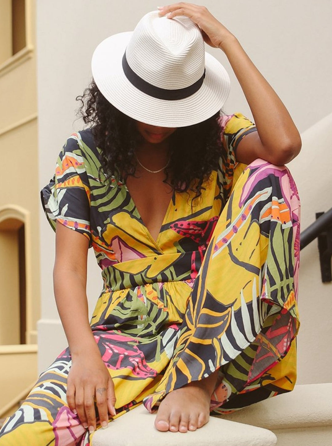 Rigon Pana-Mate Unisex Fedora - Ivory With Black Band - Erilan