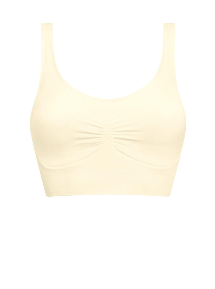 Amoena Becky Wire Free Mastectomy Bra - Off White - Erilan