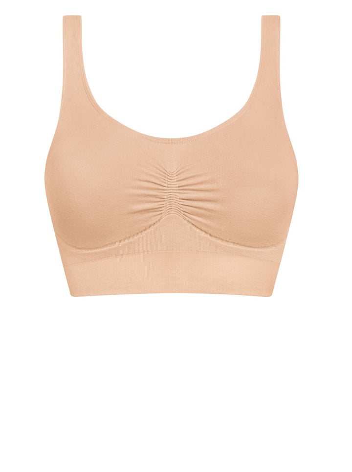 Amoena Becky Wire Free Mastectomy Bra - Rose Nude - Erilan