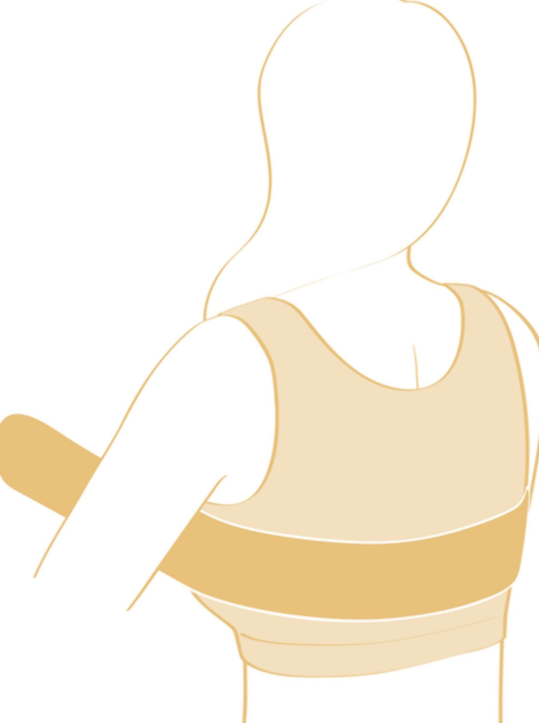 Amoena Compression Belt - White - Erilan
