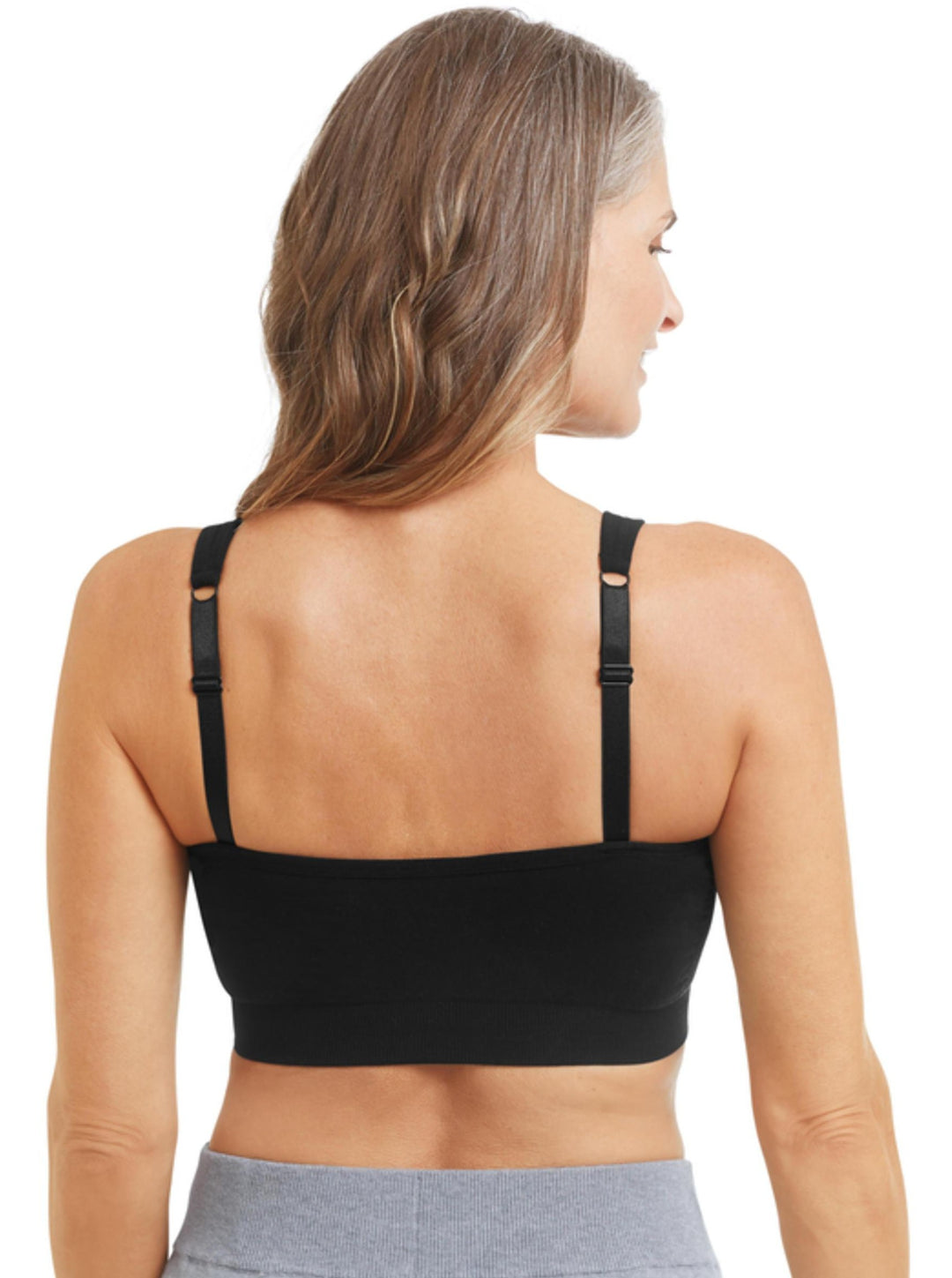 Amoena Emilia Seamless Surgical Bra - Black - Erilan