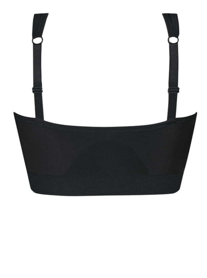 Amoena Emilia Seamless Surgical Bra - Black - Erilan