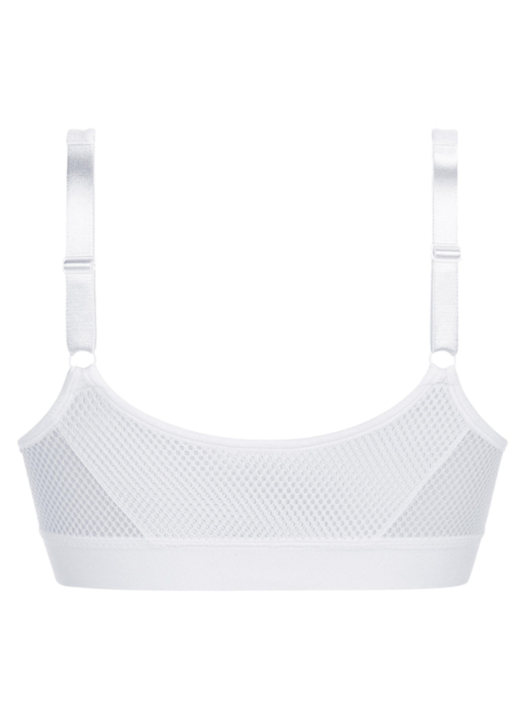 Amoena Ester Front Fastening Sports Bra  - White - Erilan