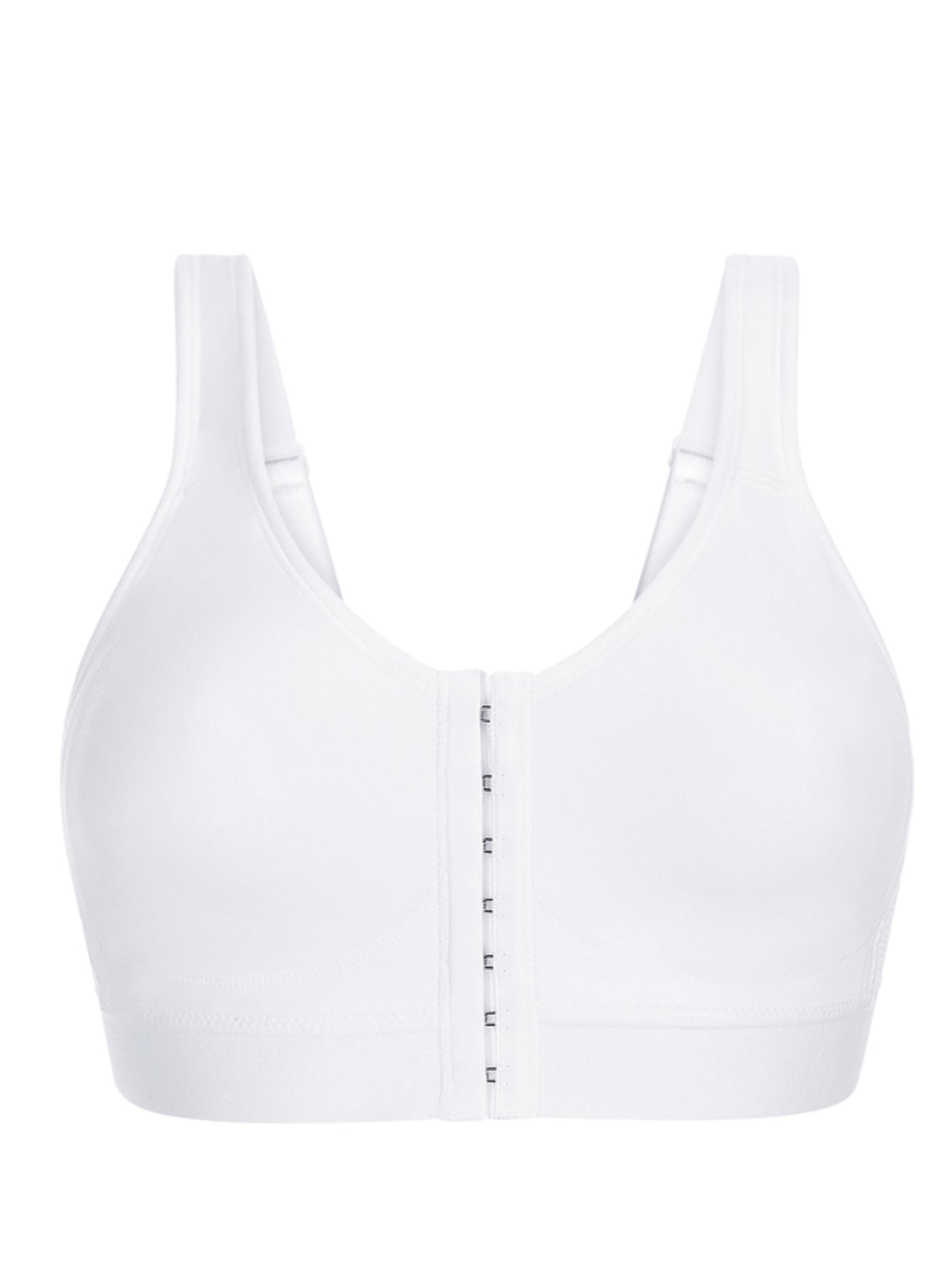 White zip up sports bra sale