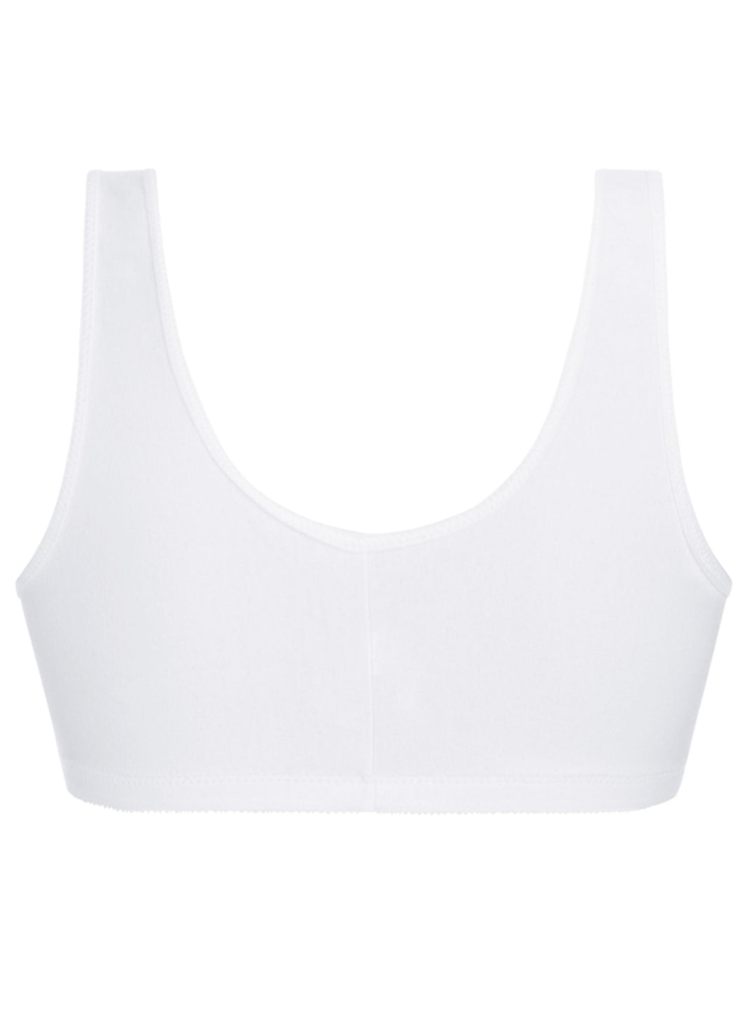 Amoena Frances Wire Free Mastectomy Bra - White - Erilan