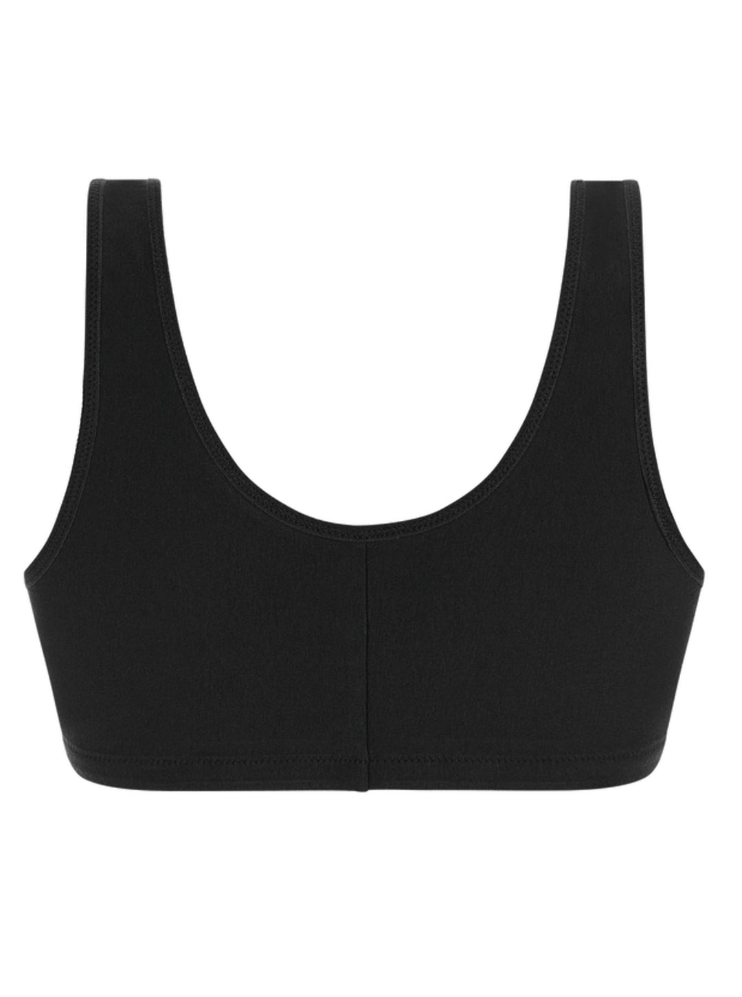 Amoena Frances Wire Free Mastectomy Bra - Black - Erilan